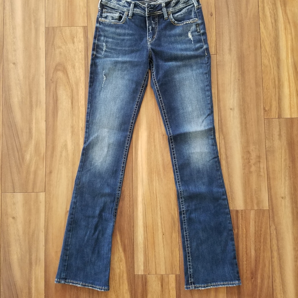 NEW Silver Jeans Elyse Slim Bootcut W27xL35